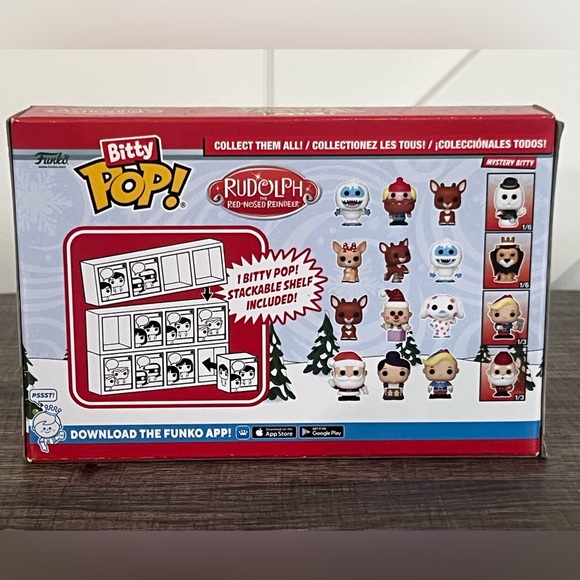 Brand New Rudolph the red-nosed reindeer Funko bitty pops - Picture 3 of 4